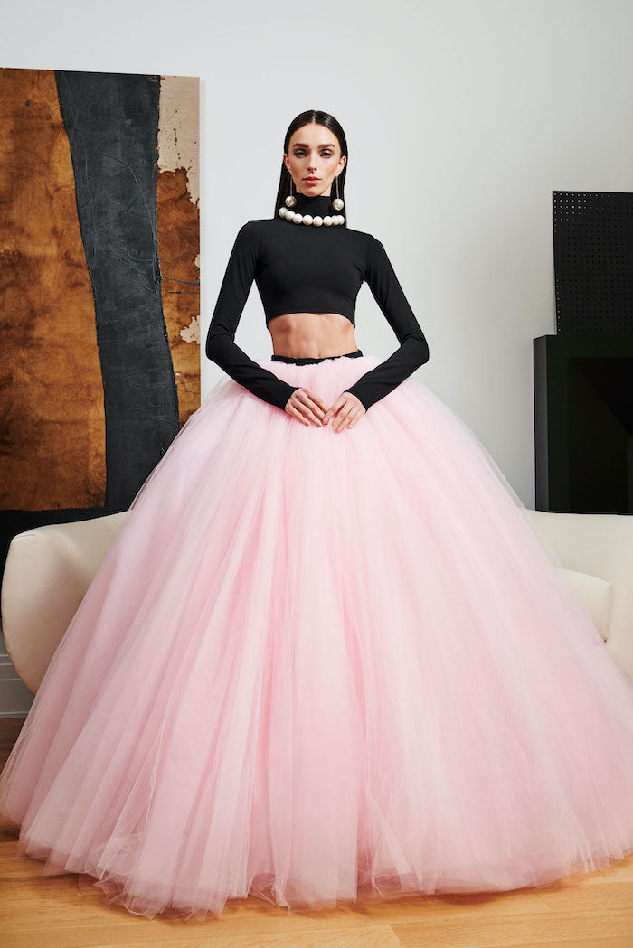 Pink Tulle Ball Skirt | Christian Siriano